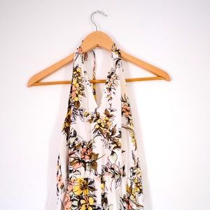 Leith floral halter jumper size small